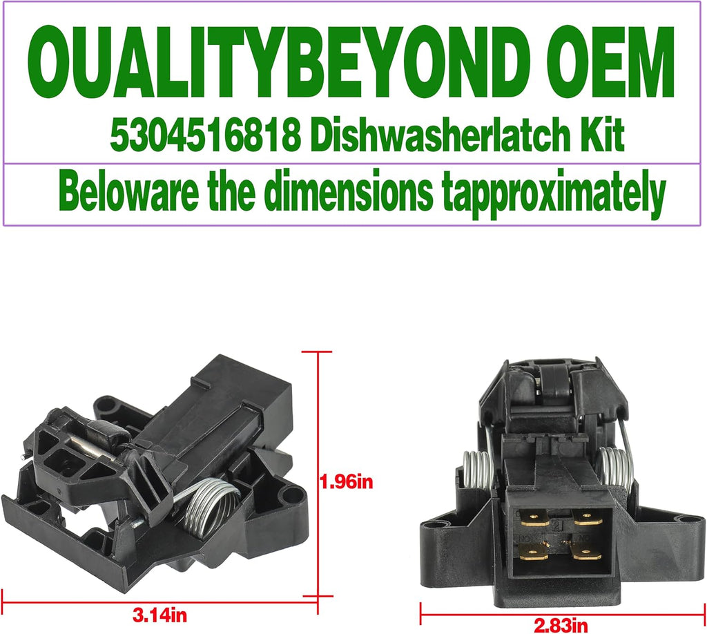 Dishwasher Door Latch Replacement D4839