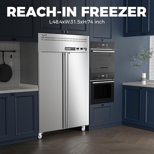 Commercial Refrigerator and Freezer Combo, 54 Cu.ft, Upright F484