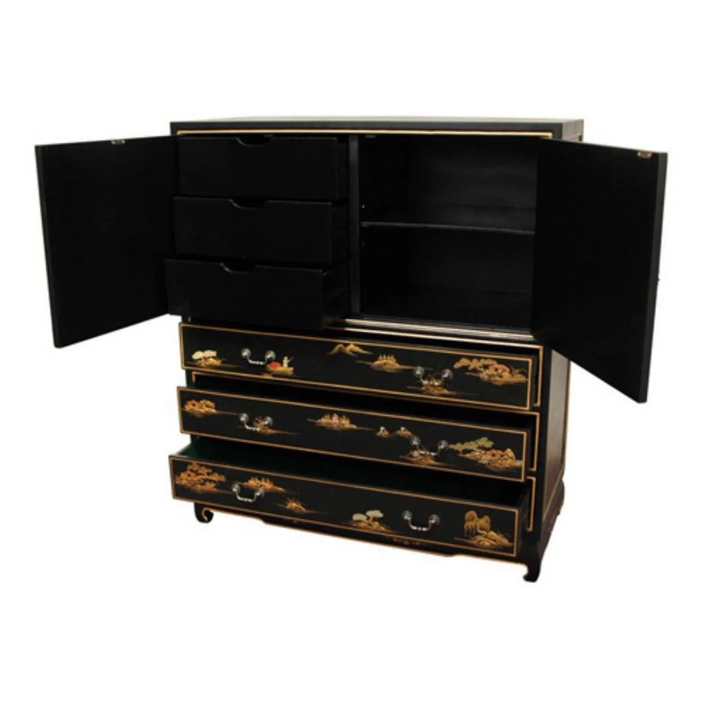 Black Lacquer Dresser C166918