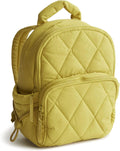 Vera Bradley Women's Nylon Small Banbury Backpack, Golden Olive, One Size