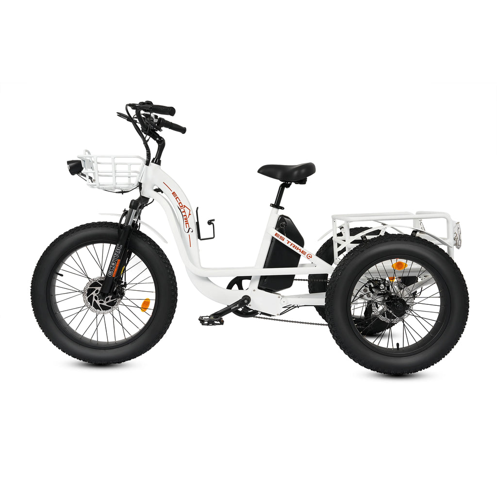 Electric Tricycle for Adults with Basket, 750W 48V, Step-Thru 3-Wheel S34565