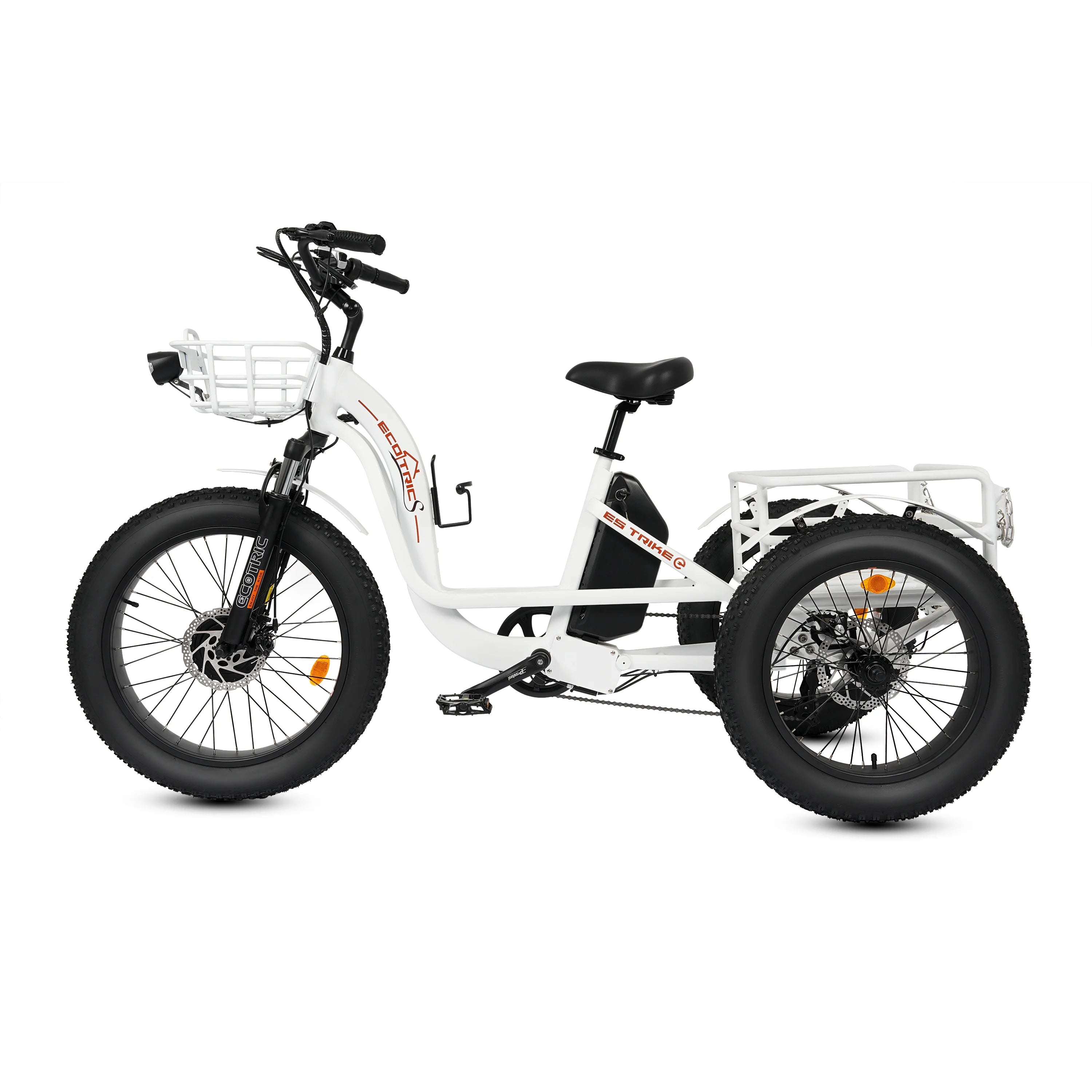 Electric Tricycle for Adults with Basket, 750W 48V, Step-Thru 3-Wheel S34565