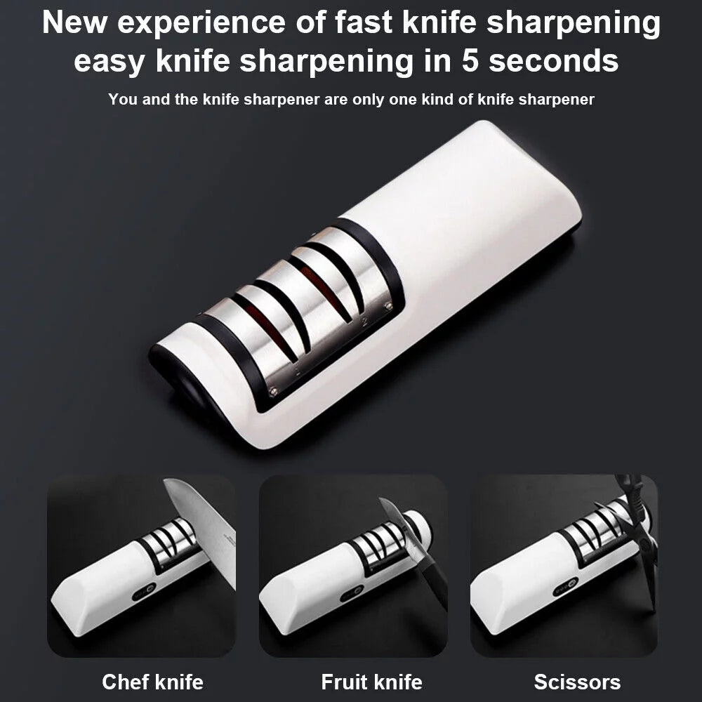 Electric Knife Sharpener 3 Speed Sharpening System T80211