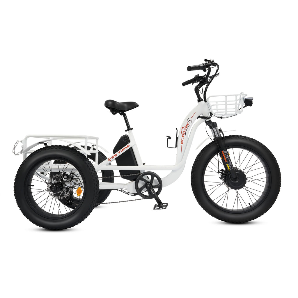 Electric Tricycle for Adults with Basket, 750W 48V, Step-Thru 3-Wheel S34565
