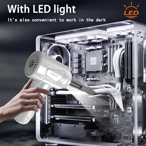 Cordless Air Duster for Cleaning Keyboard PC X6990