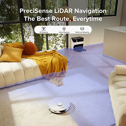 Robot Vacuum and Mop Combo, Self Drying, Self Washing W34594