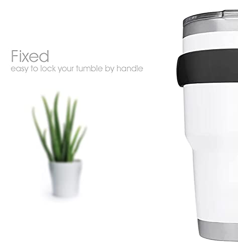 Tumbler Handle for 30oz Rambler Cup, Anti Slip Travel Mug Grip S215