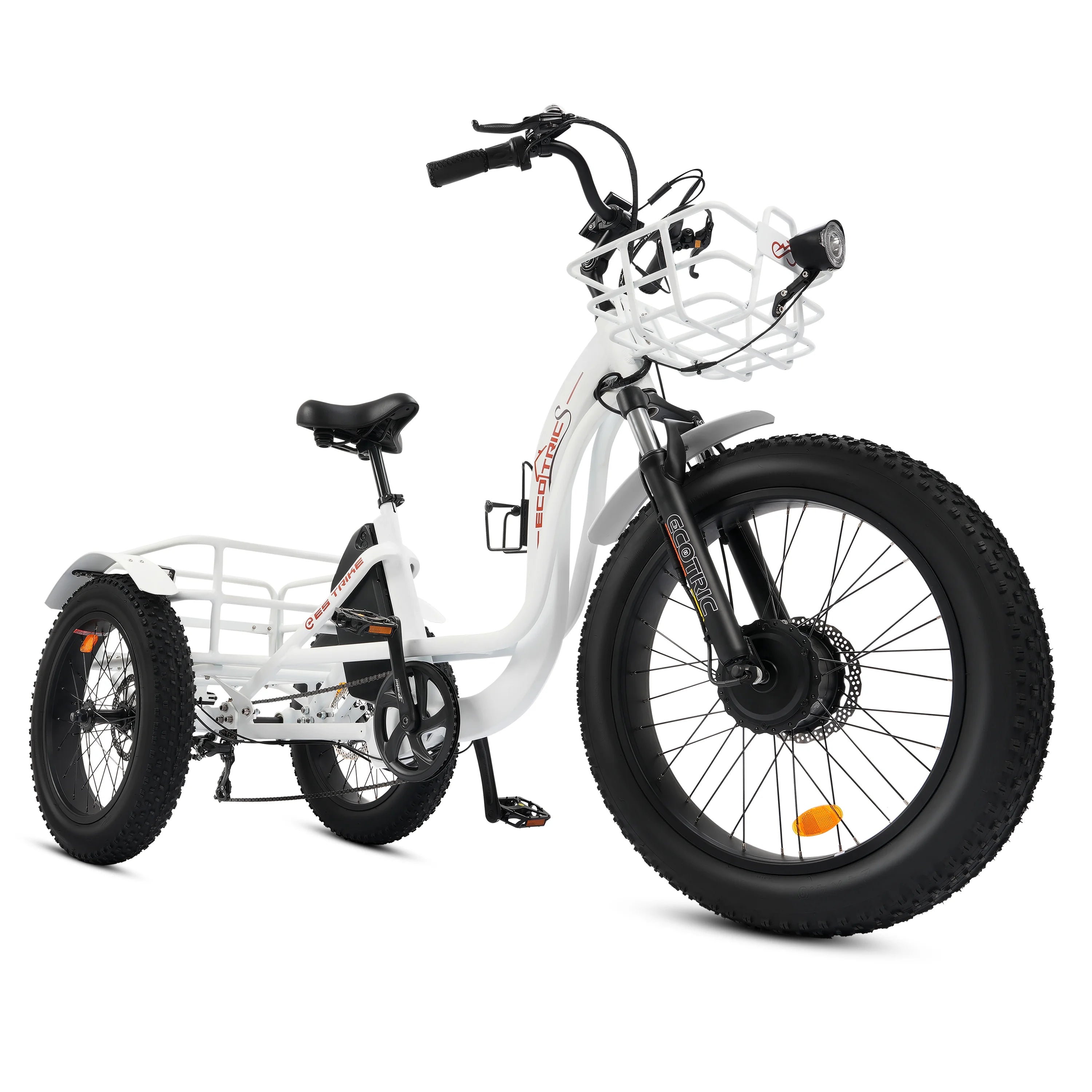 Electric Tricycle for Adults with Basket, 750W 48V, Step-Thru 3-Wheel S34565