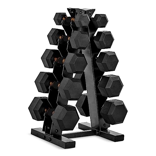 Dumbbell Set with Rack, 150lbs and 210lbs Options Z3424