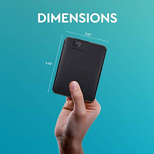 2TB Portable External Hard Drive USB 3.0 W65600