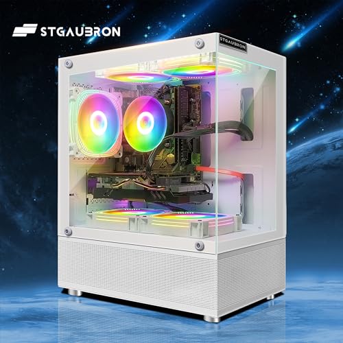 Gaming Desktop PC, Radeon RX 580, Intel Core i7, 32G RAM, 2T SSD W34131