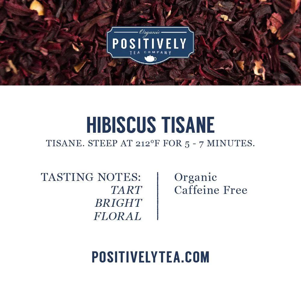 Organic Hibiscus Herbal Tea, Loose Leaf, 1 Pound Bag N9394