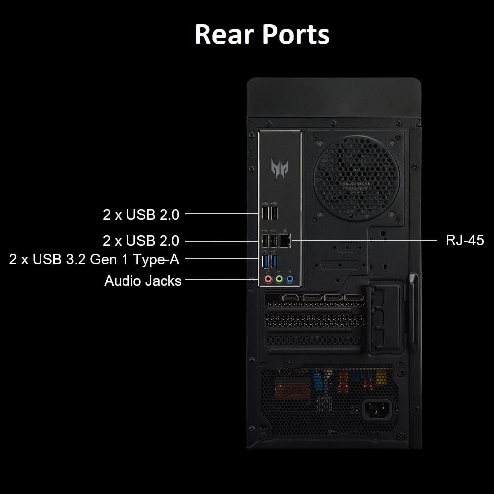 Gaming Desktop with Intel Core i7, RTX 3070, 16GB RAM, 1TB SSD V5590