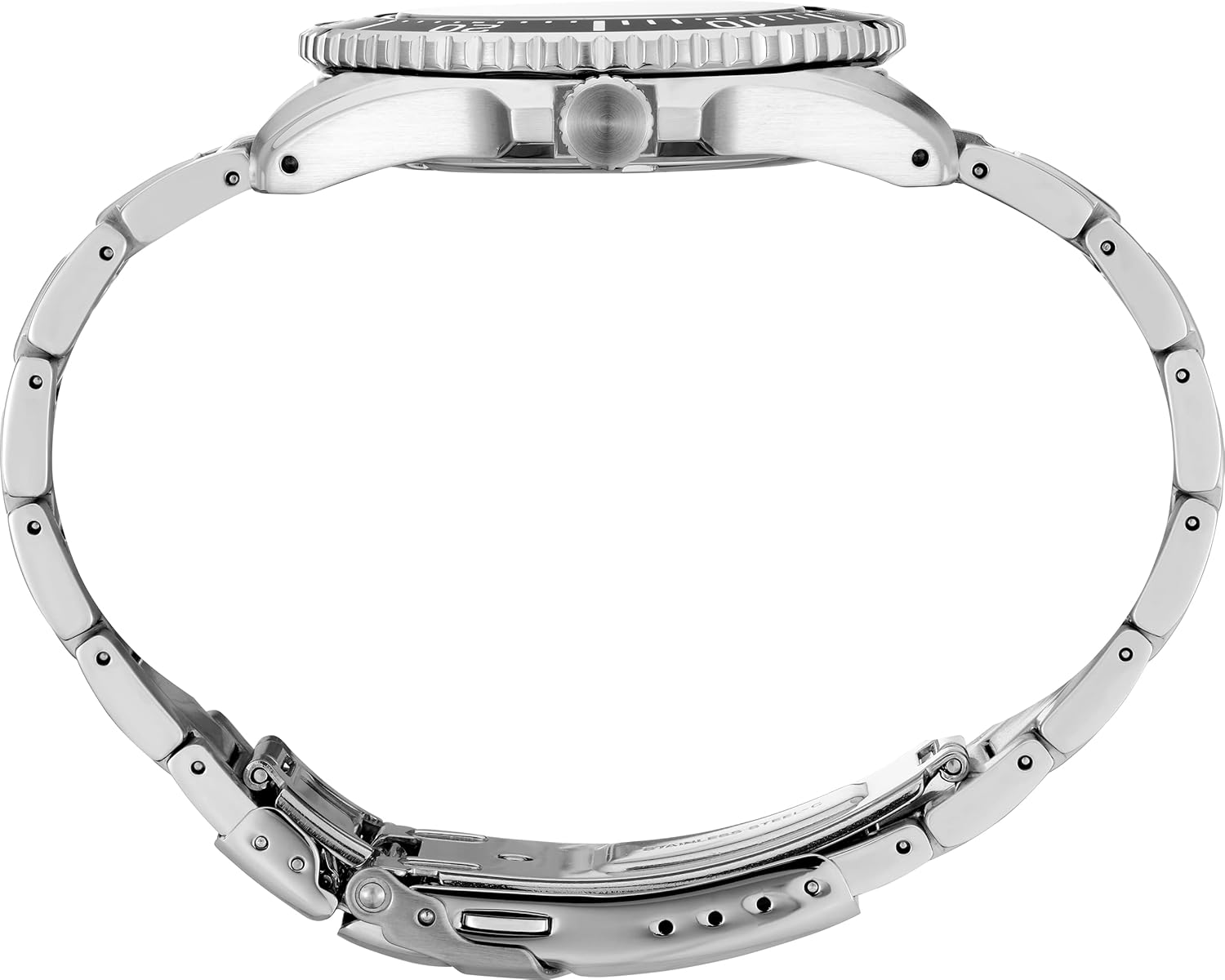 Men's Solar Dive Watch - Black Dial, Stainless Steel, 200M Water Resistant R29444