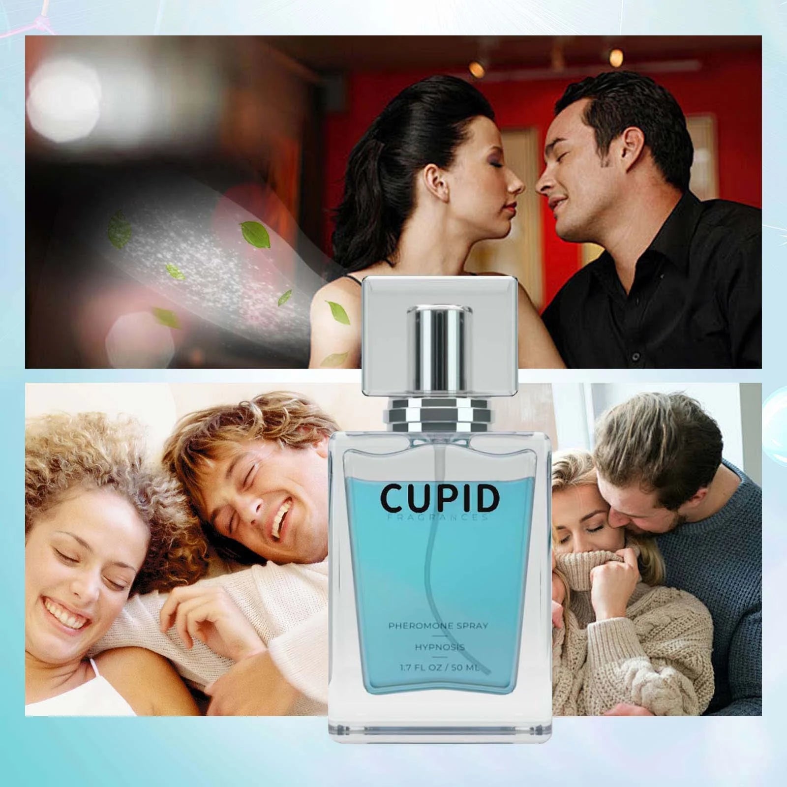 Pheromone-Infused Cologne for Men, 1.7 FL OZ / 50ML (2 Bottle) M98135
