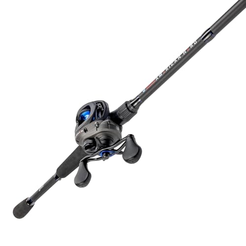 Baitcast Reel and Fishing Rod Combo, Medium-Heavy Power Fast Action, 7.5:1 Gear Ratio K7350