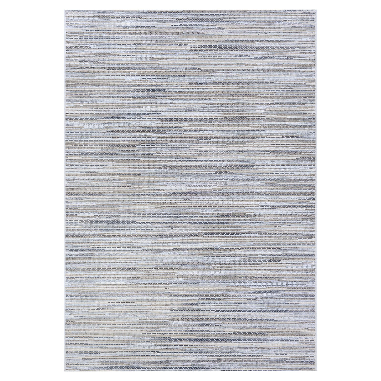 Indoor/Outdoor Area Rug, 3'9" x 5'5", Taupe-Champagne H9197