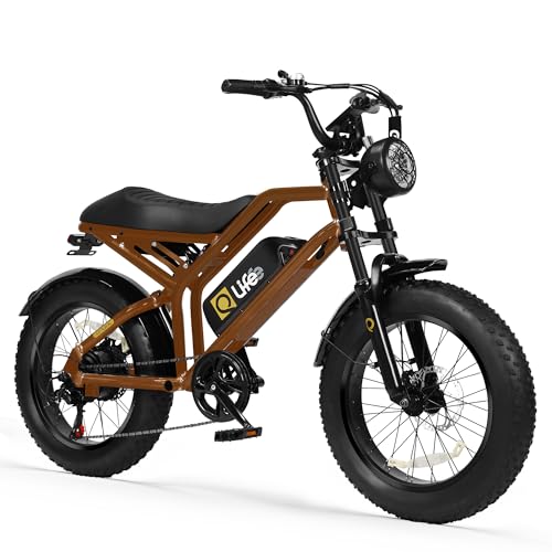 Electric Bike for Adults 1500W Peak Motor 20" Fat Tires 28MPH Removable Battery Dual Suspension 7-Speed X2728