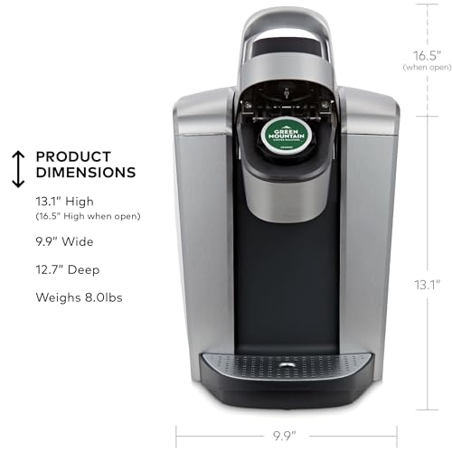 Single Serve K-Cup Pod Coffee Maker with Strength and Temperature Control V671355