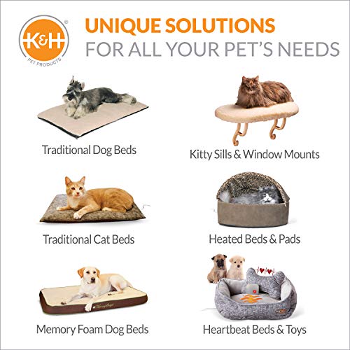 Outdoor Heated Cat House Extra-Wide Shelter for Two, Olive A7880