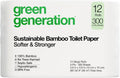 Bamboo Toilet Paper, Septic Safe, Long Lasting, Soft, FSC Certified, Sustainable, Organic, No Harmful Chemicals, 3-Ply, 12 Rolls, 300 Sheets/Roll