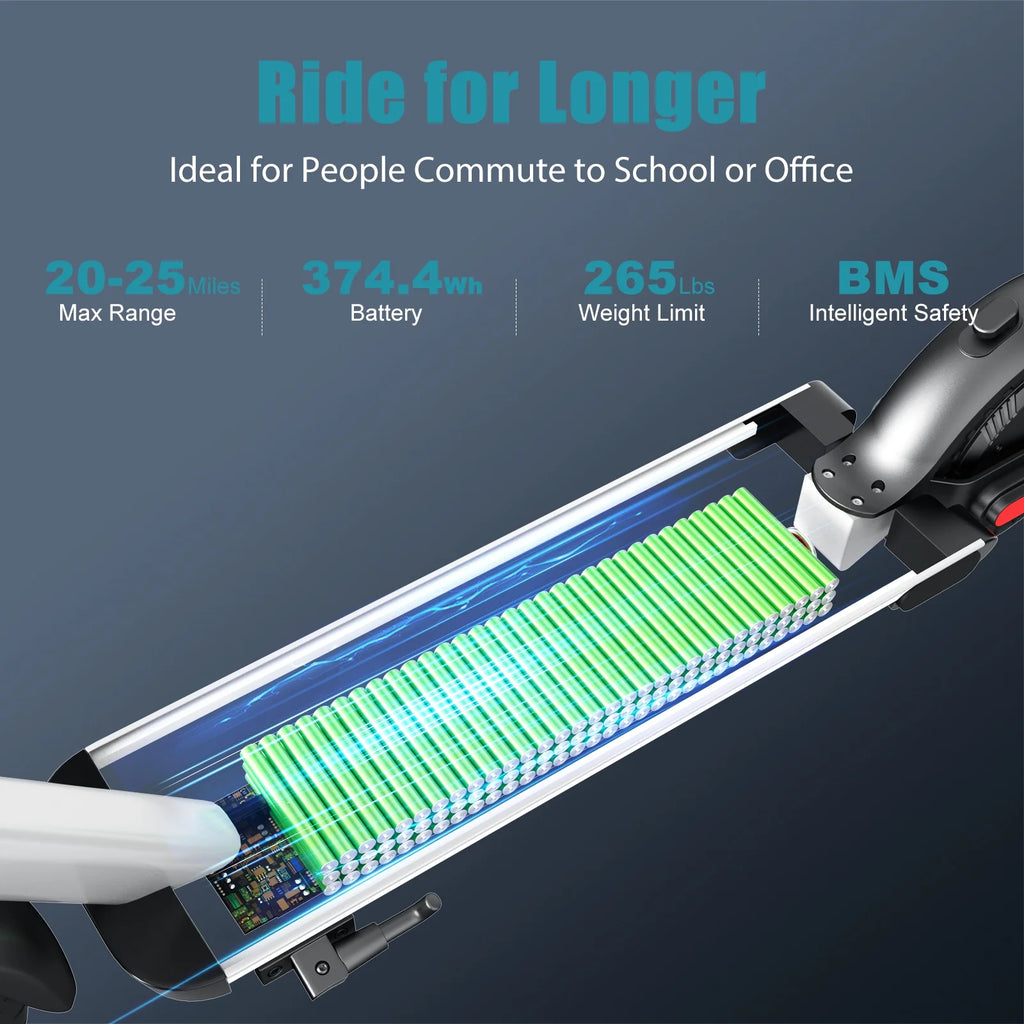 Electric Scooter for Adults, 20 Mph, 25 Miles Range, Foldable V5330