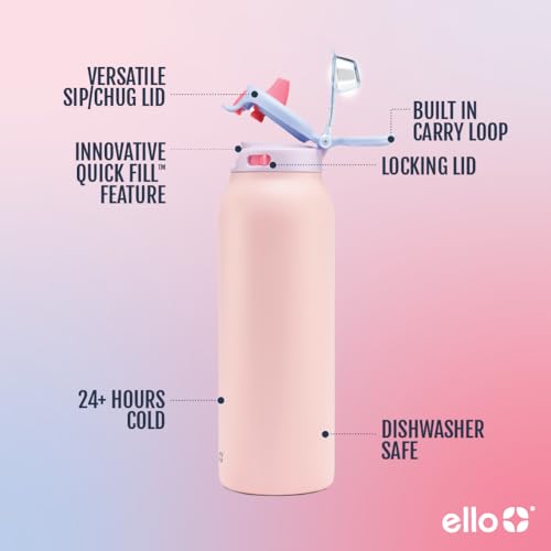Stainless Steel Water Bottle with Leak Proof Lid, 22oz J59428