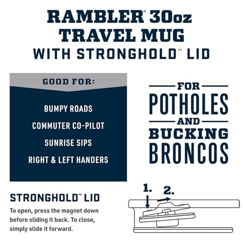 30 oz Stainless Steel Travel Mug with Vacuum Insulation H343965