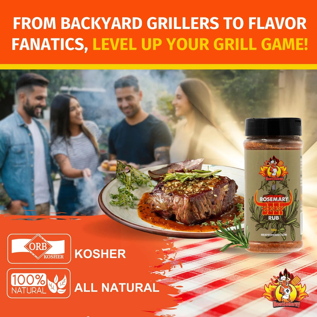 Rosemary Beef BBQ Rub for Smoking and Seasoning S14467