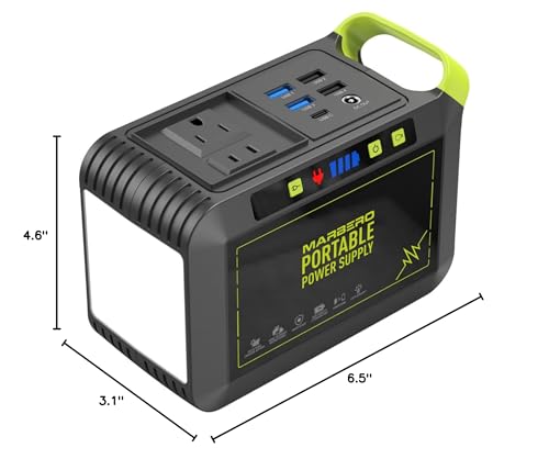 Portable Power Station 88Wh Camping Lithium Battery Solar Generator with AC Outlet S182630