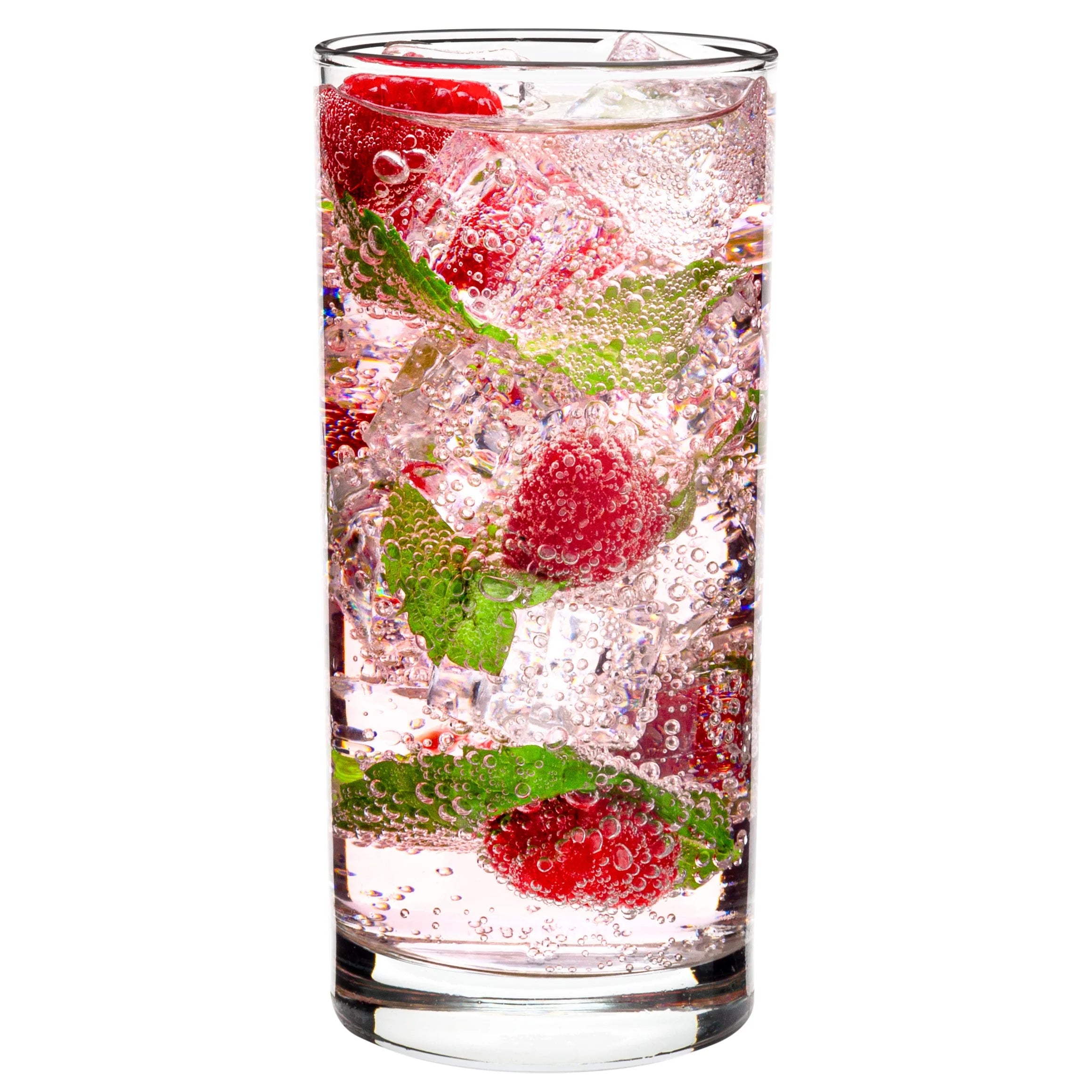 Vikko Water Glasses, Set of 12 Drinking Glasses, Thick and Durable Tumbler, 12.25 Ounce Tall Kitchen Glasses, Dishwasher Safe Highball Glass Tumbler, Heavy Duty Cups