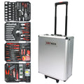 iRerts 899PCS Tool Set, White Hand Tool Box with 4 Layers of Toolset and Wheels, Household Tool Kit with Rolling Tool Box, Complete Tool Box Set for Men, Household Hand Tool Set for House Repair