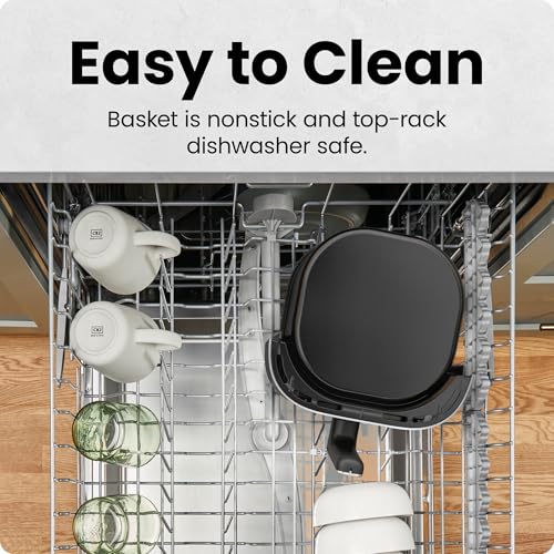 XL 8-Qt Touch Digital Air Fryer, Nonstick Dishwasher-Safe, Stainless Steel I664659