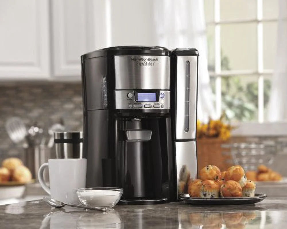 Programmable 12-Cup Coffee Maker with Dispensing Station I703
