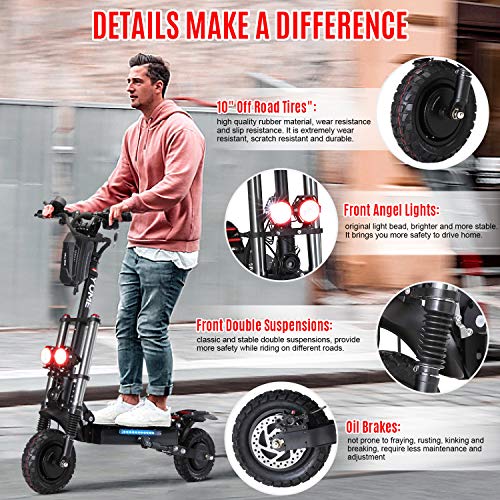 Adult Electric Scooter Dual Motor 40 MPH 40 Miles H108644