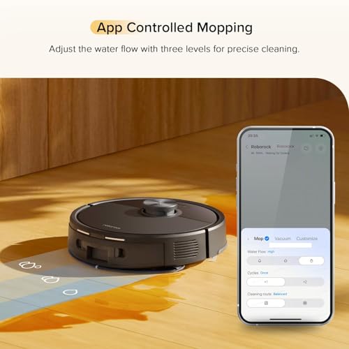 Robot Vacuum with Self-Empty Dock, 5500 Pa Suction, LiDAR Navigation S624100