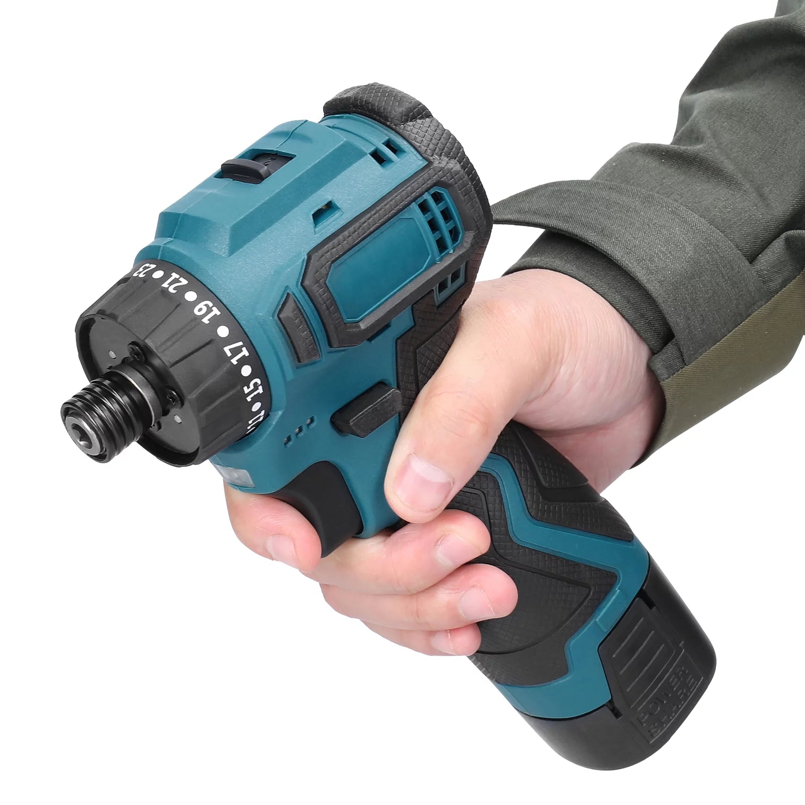 18V Electric Screwdriver, Torque Adjustable 2 Speed, Brushless Motor Repair Tool Kit E109