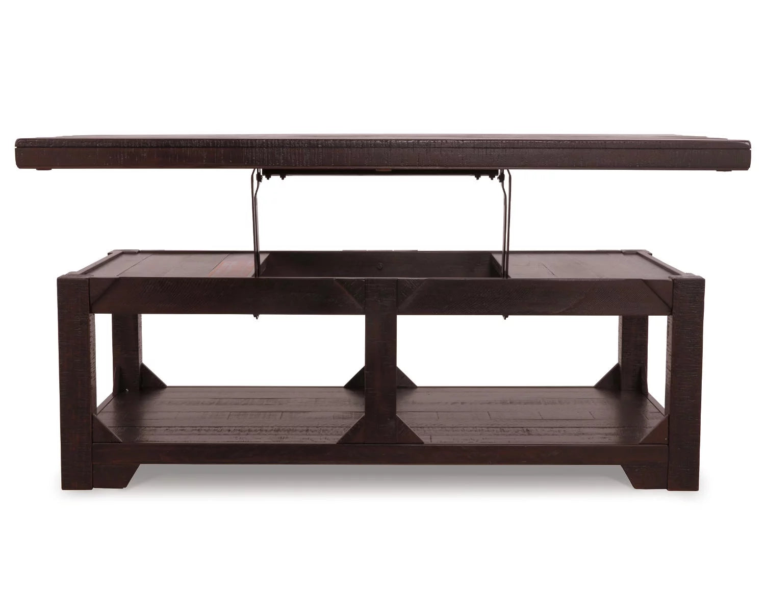 Rustic Brown Coffee Table with Lift Top L10850