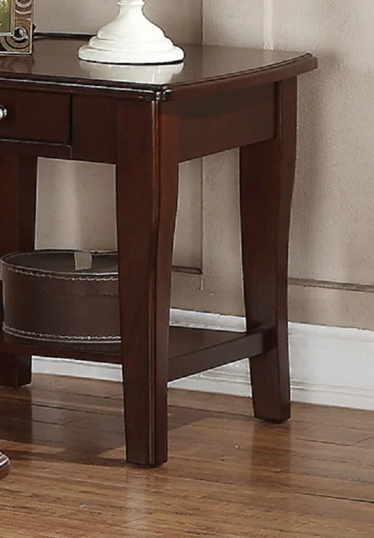 Wooden Brown End Table for Living Room Sofa Side G26812