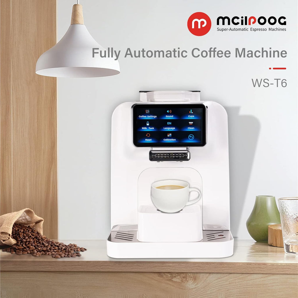 Automatic Espresso Coffee Machine with Milk Jug and Built-in Refrigerator S31347