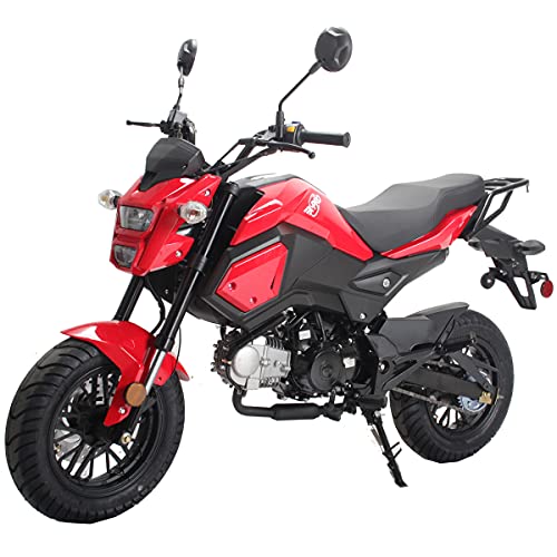 X-PRO 125cc Adult Motorcycle Gas Motorcycle Dirt Motorcycle Street Bike Motorcycle Bike,Big 12" Wheels!