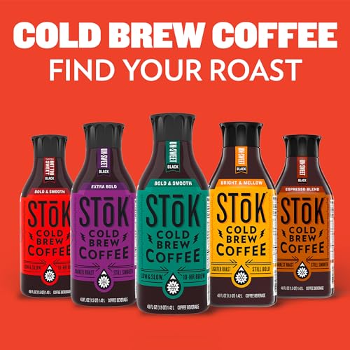 Cold Brew Coffee, Unsweetened, Medium Roast, 48 FL OZ U114