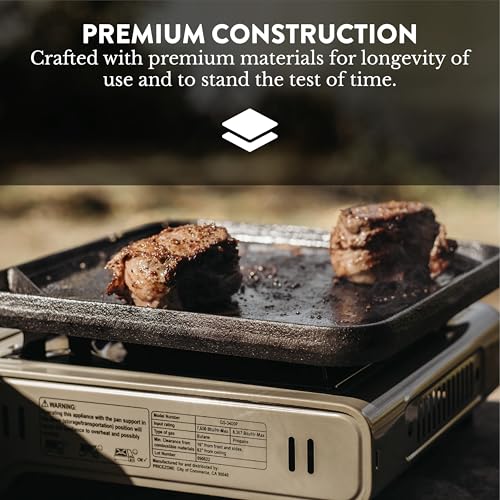 Propane or Butane Dual Fuel Portable Camping Stove with Carrying Case G16594
