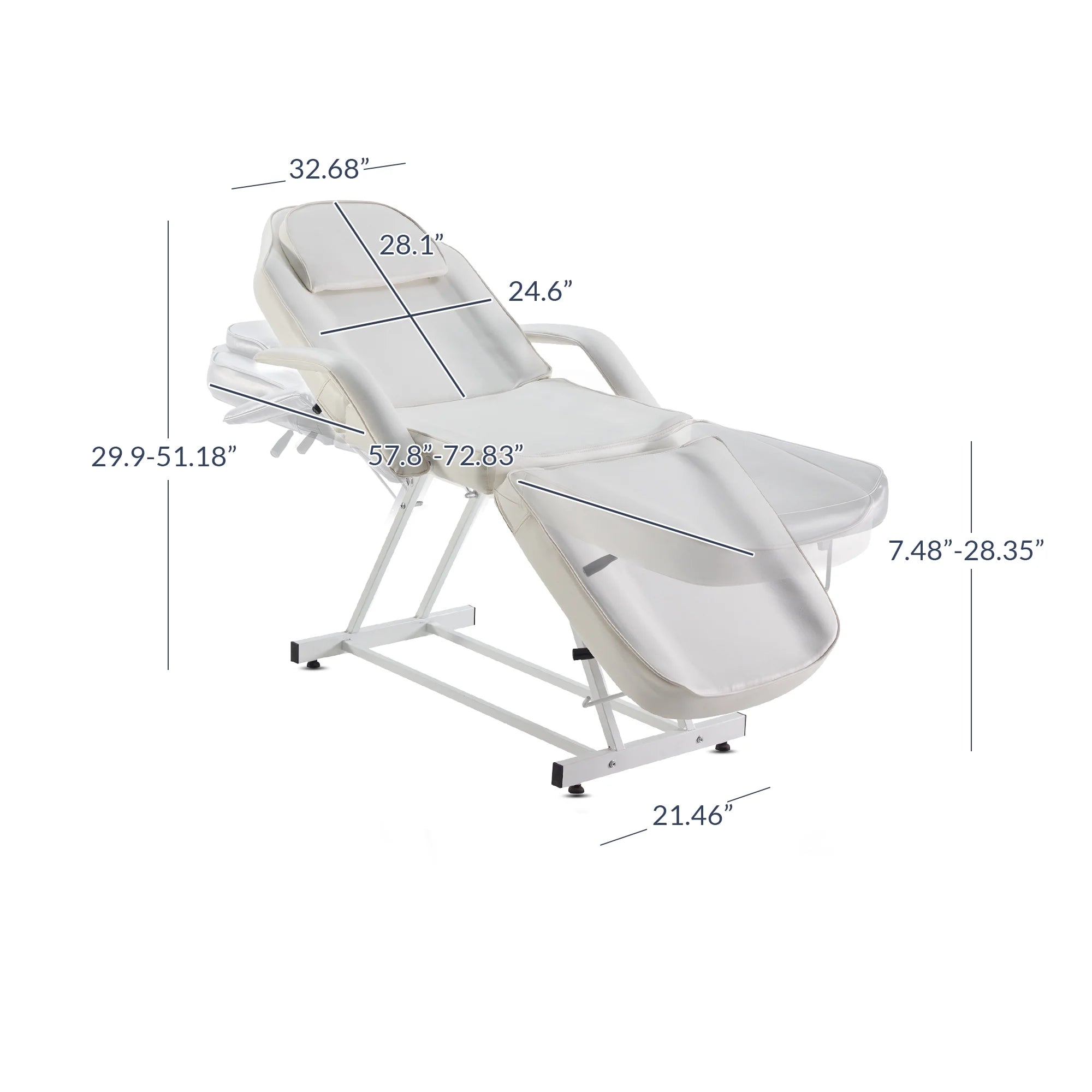 Massage Facial Bed Adjustable Table Chair Beauty Spa Salon Tattoo V293369
