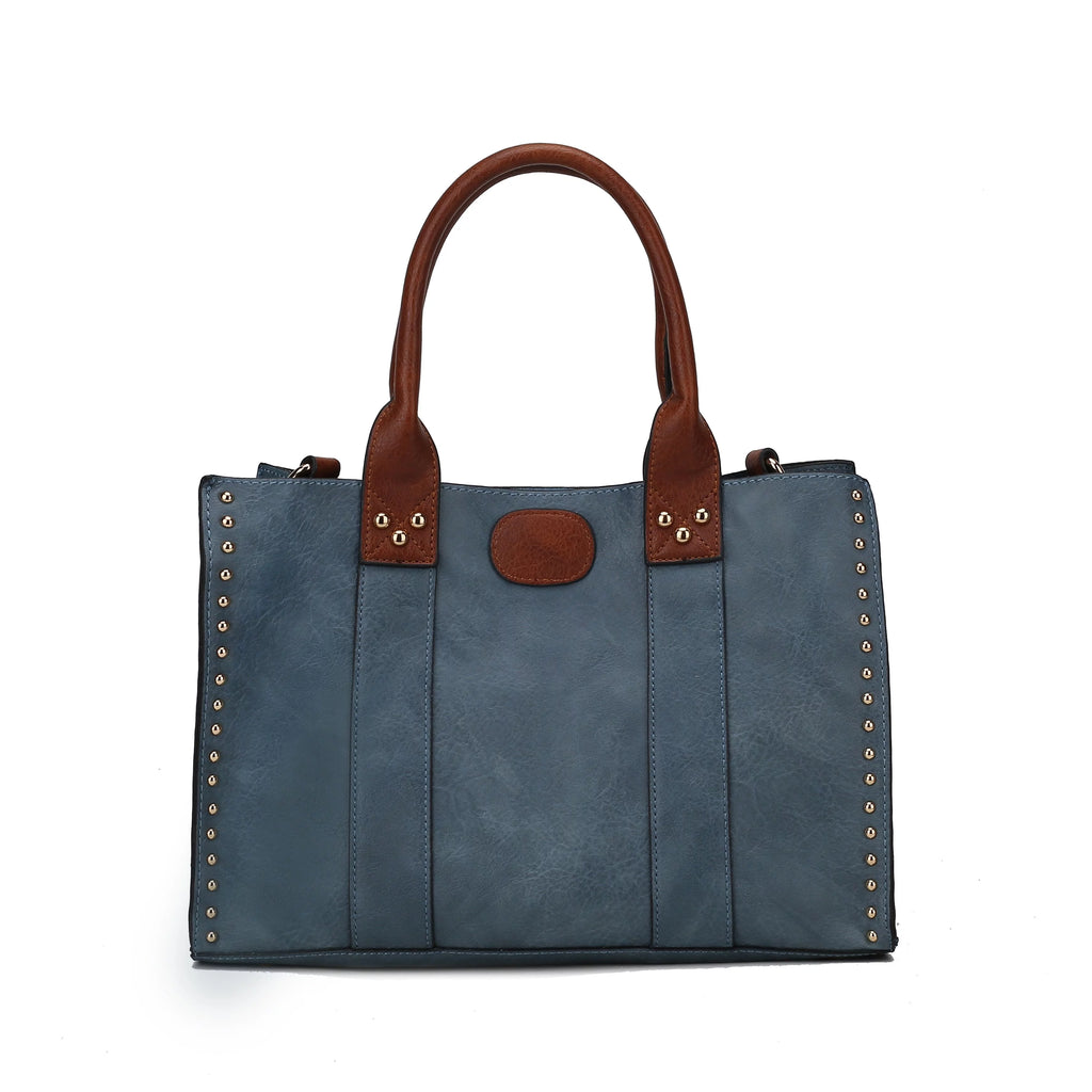 Women's Satchel Handbag with Pouch and Coin Purse Set, 3-Piece N242