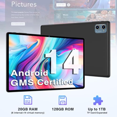 Tablet 10.1 Inch, 20GB RAM 128GB ROM, Octa-Core, IPS HD Touchscreen L9211