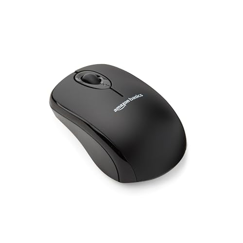 Wireless Optical Mouse with USB Nano Receiver, Black B899