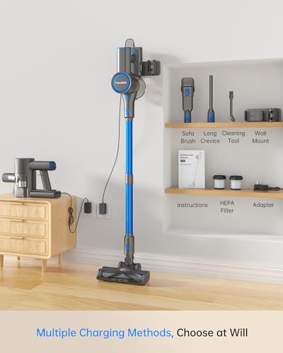 Cordless Vacuum Cleaner for Home, Lightweight Stick Vacuum with Detachable Battery F98570
