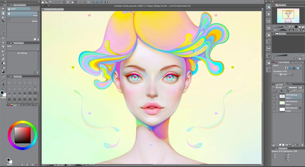Clip Studio Paint Pro - Perpetual License - Windows & MacOS M524