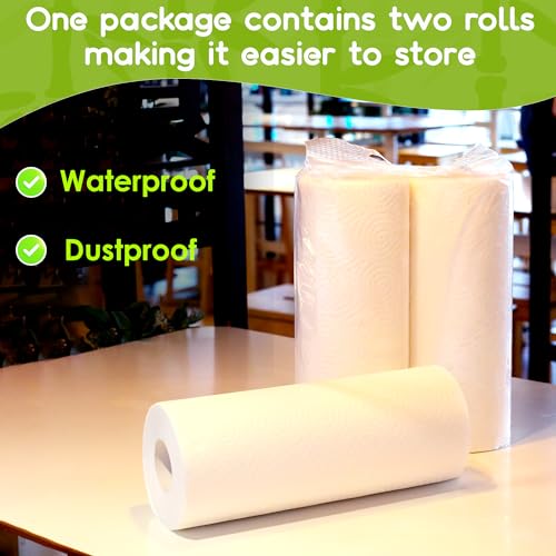 Bamboo Paper Towels 16 Rolls, 2-Ply, Highly Absorbent, Tree Free L682986
